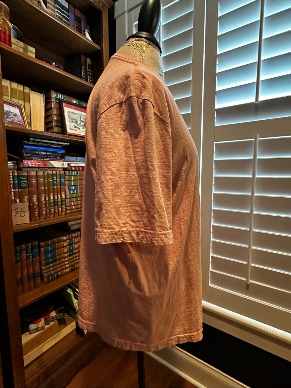 H&M Mauve Ribbed Henley Top - Picture 7 of 10